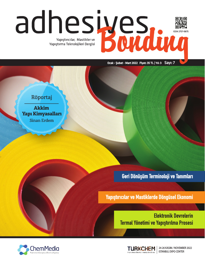 Adhesives & Bonding Sayı 7 · Ocak/Şubat/Mart