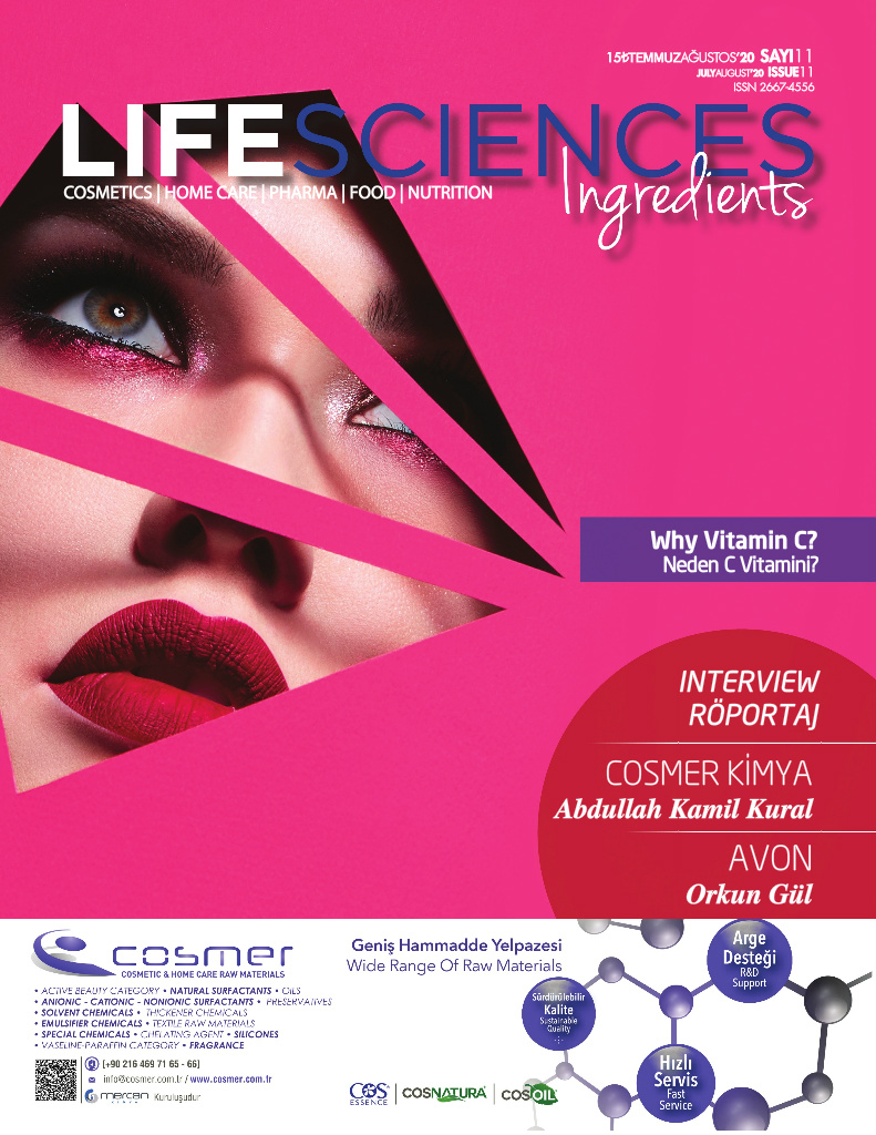 Life Sciences Ingredients Sayı 11 · Temmuz/Ağustos 2020