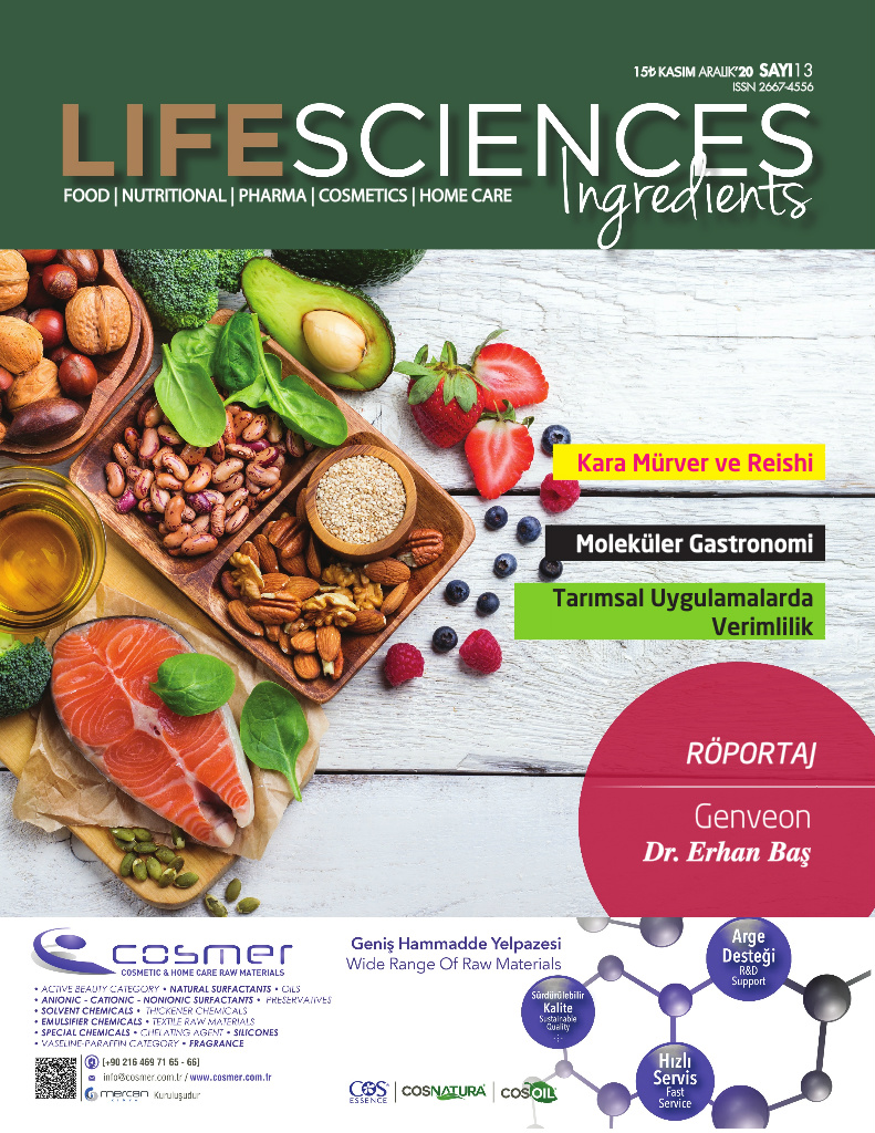 Life Sciences Ingredients Sayı 13 · Kasım/Aralık 2020