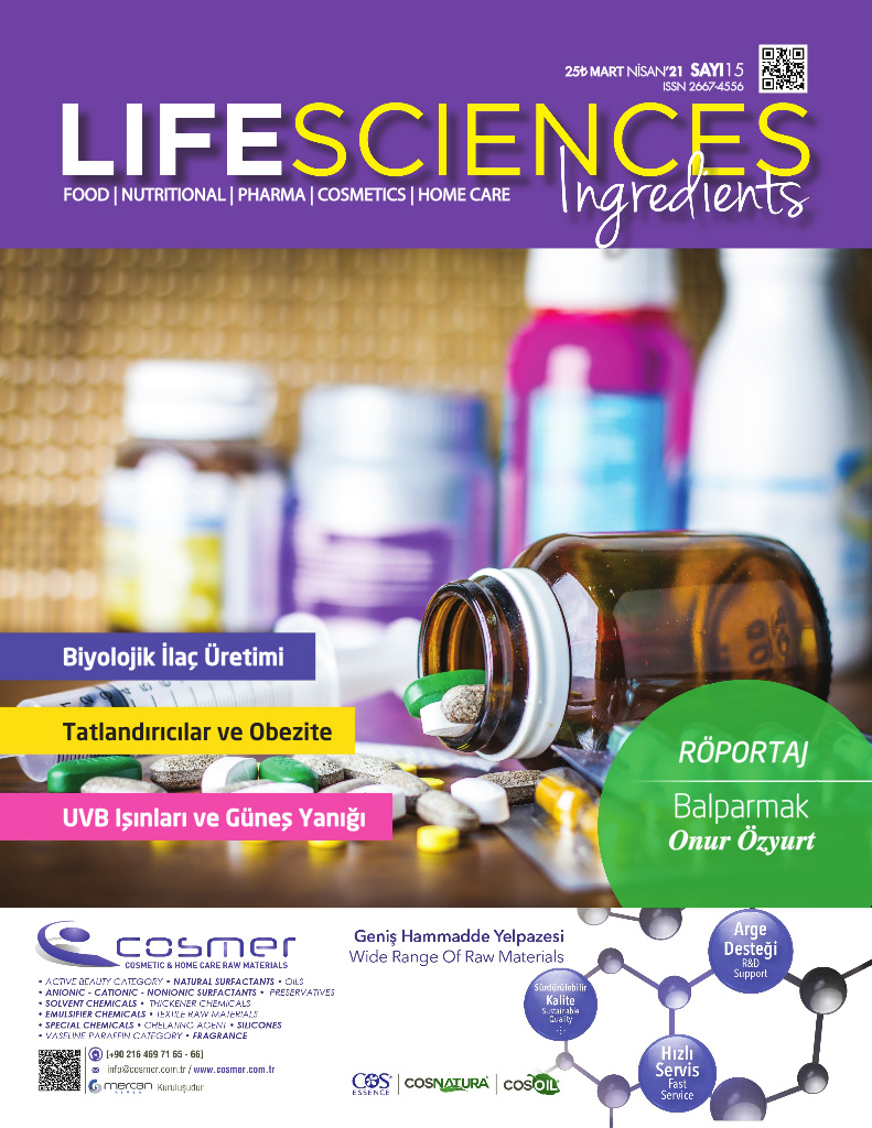 Life Sciences Ingredients Sayı 15 · Mart/Nisan 2021
