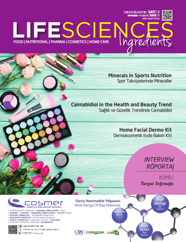 Life Sciences Ingredients Sayı 18 · Eylül/Ekim 2021