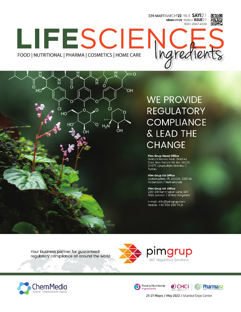 Life Sciences Ingredients Sayı 21 · Mart/Nisan