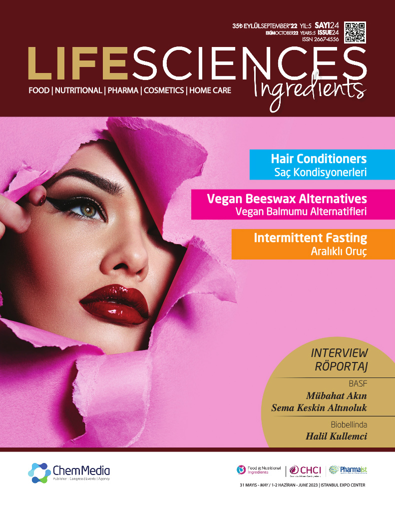 Life Sciences Ingredients Sayı 24 · Eylül/Ekim 2022