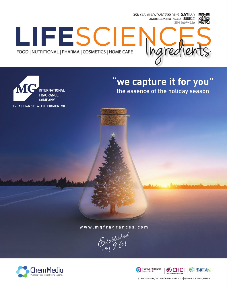 Life Sciences Ingredients Sayı 25 · Kasım/Aralık 2022