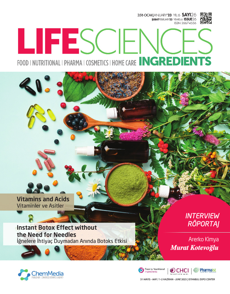 Life Sciences Ingredients Sayı 26 · Ocak/Şubat 2023