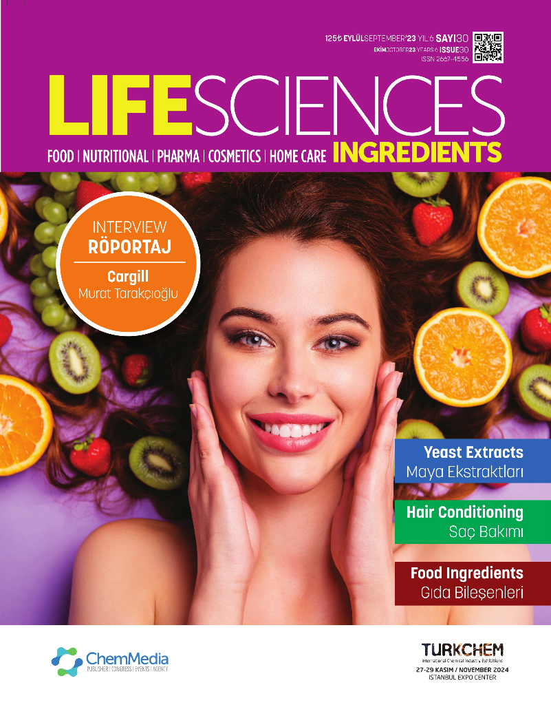 Life Sciences Ingredients Sayı 30 · Eylül/Ekim 2023