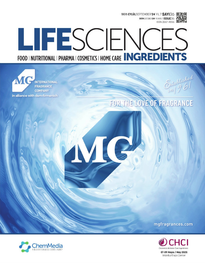 Life Sciences Ingredients Sayı 36 · Eylül/Ekim 2024