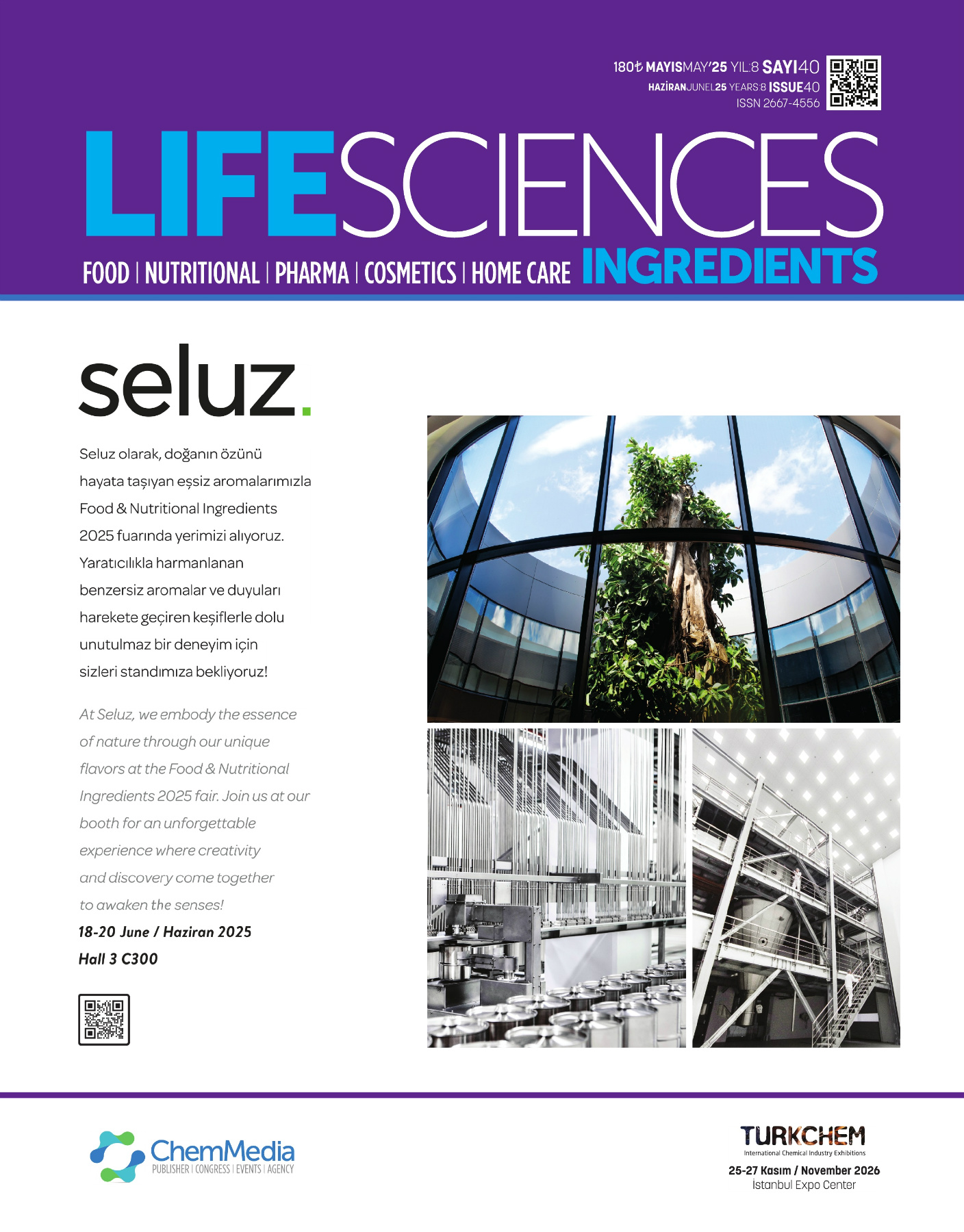 Life Sciences Ingredients Sayı 40 · Mayıs/Haziran 2025