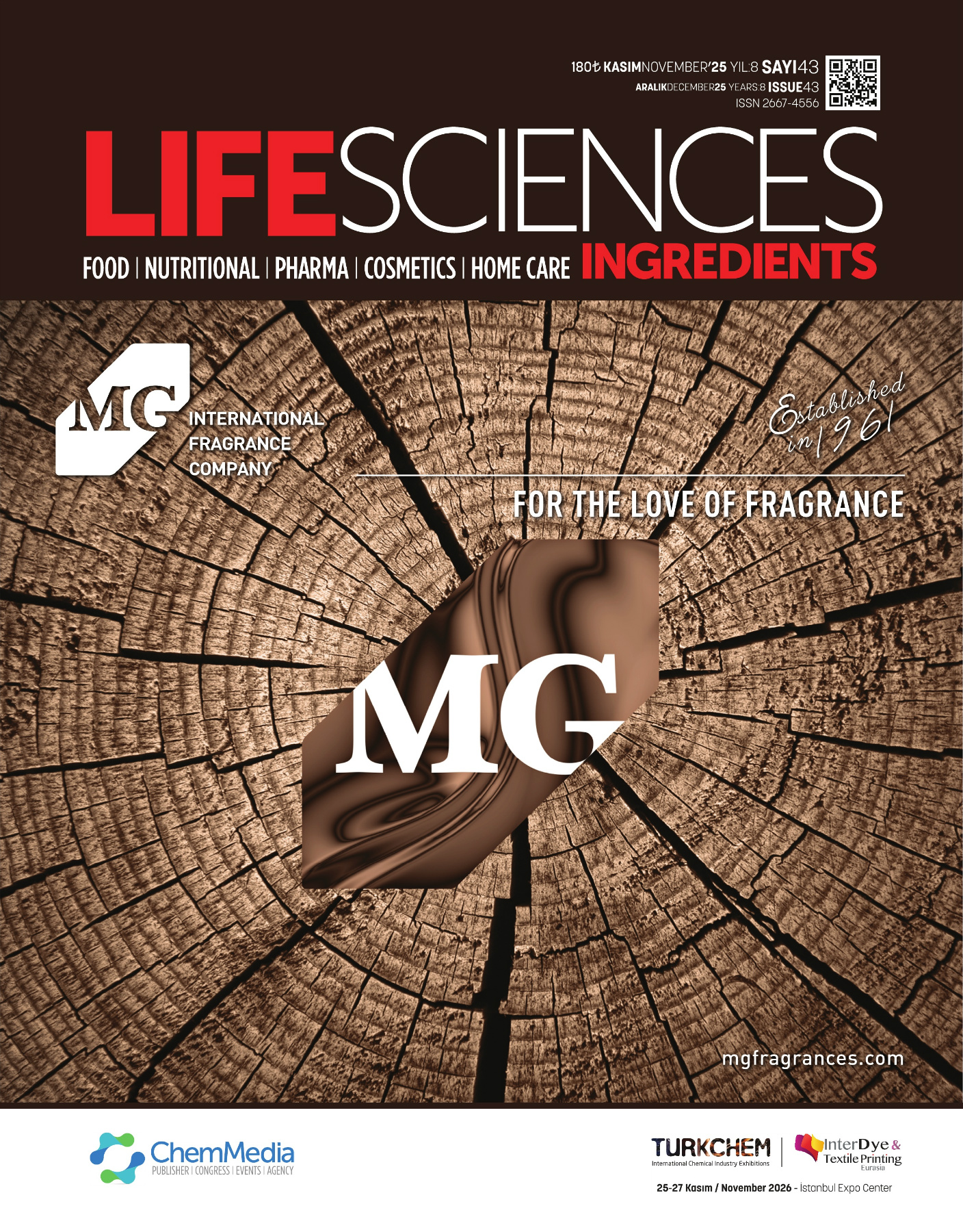 Life Sciences Ingredients Sayı 43 · Kasım/Aralık 2025