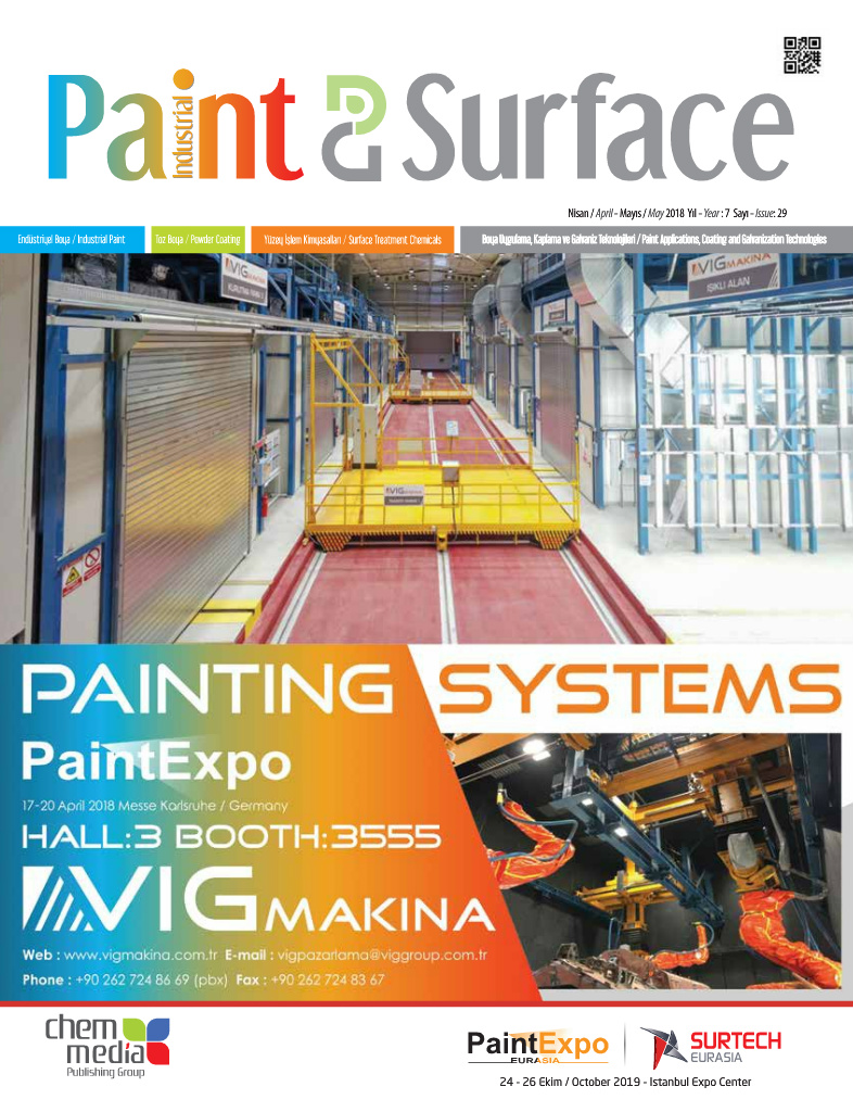 Industrial Paint & Surface Sayı 29 · Nisan/Mayıs