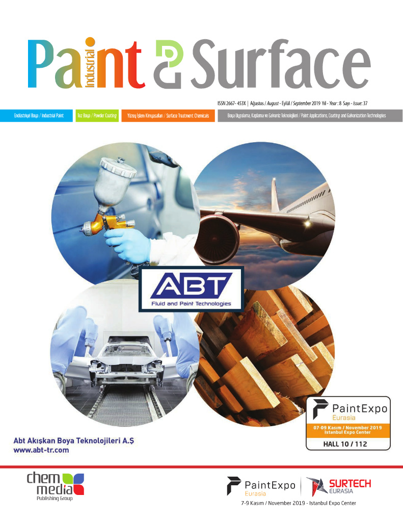 Industrial Paint & Surface Sayı 37 · Ağustos/Eylül