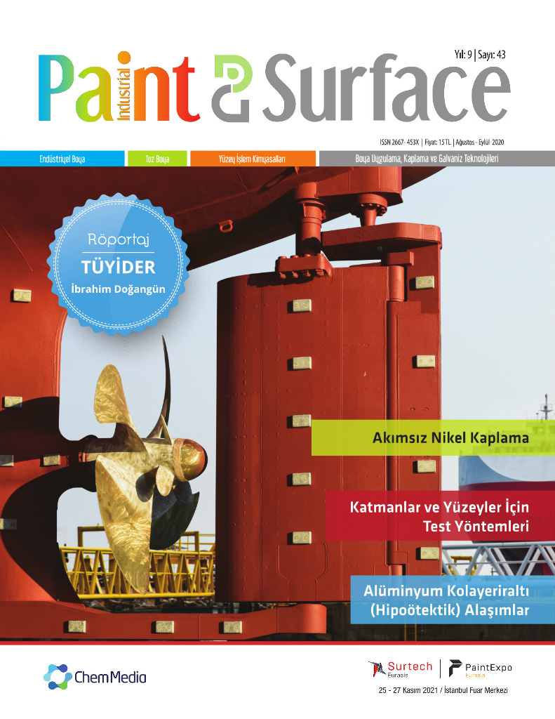 Industrial Paint & Surface Sayı 43 · Ağustos/Eylül 2020