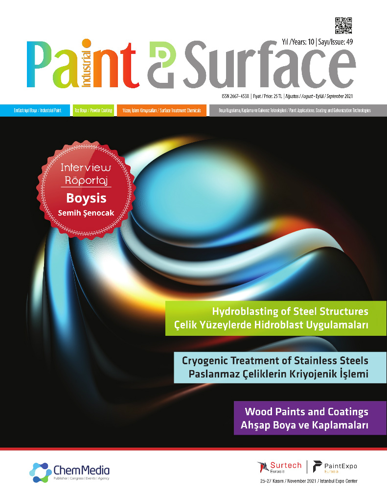 Industrial Paint & Surface Sayı 49 · Ağustos/Eylül 2021