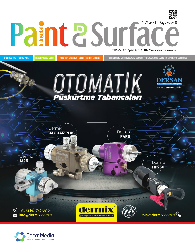 Industrial Paint & Surface Sayı 50 · Ekim/Kasım 2021