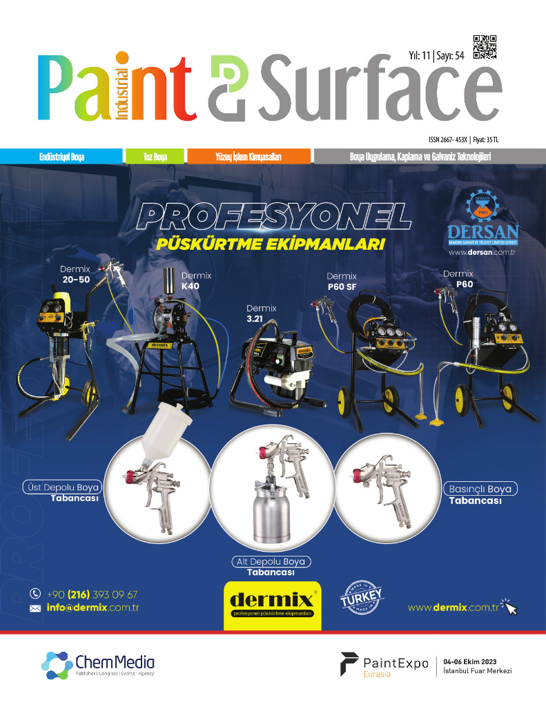 Industrial Paint & Surface Sayı 54 · Temmuz/Ağustos 2022