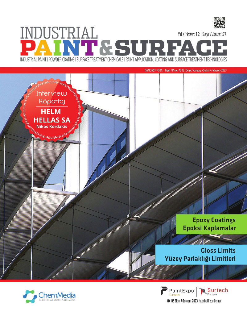 Industrial Paint & Surface Sayı 57 · Ocak/Şubat 2023