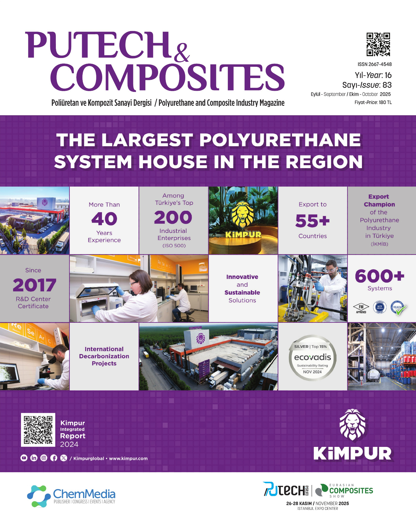 Putech & Composites Sayı 83 · Eylül/Ekim 2025