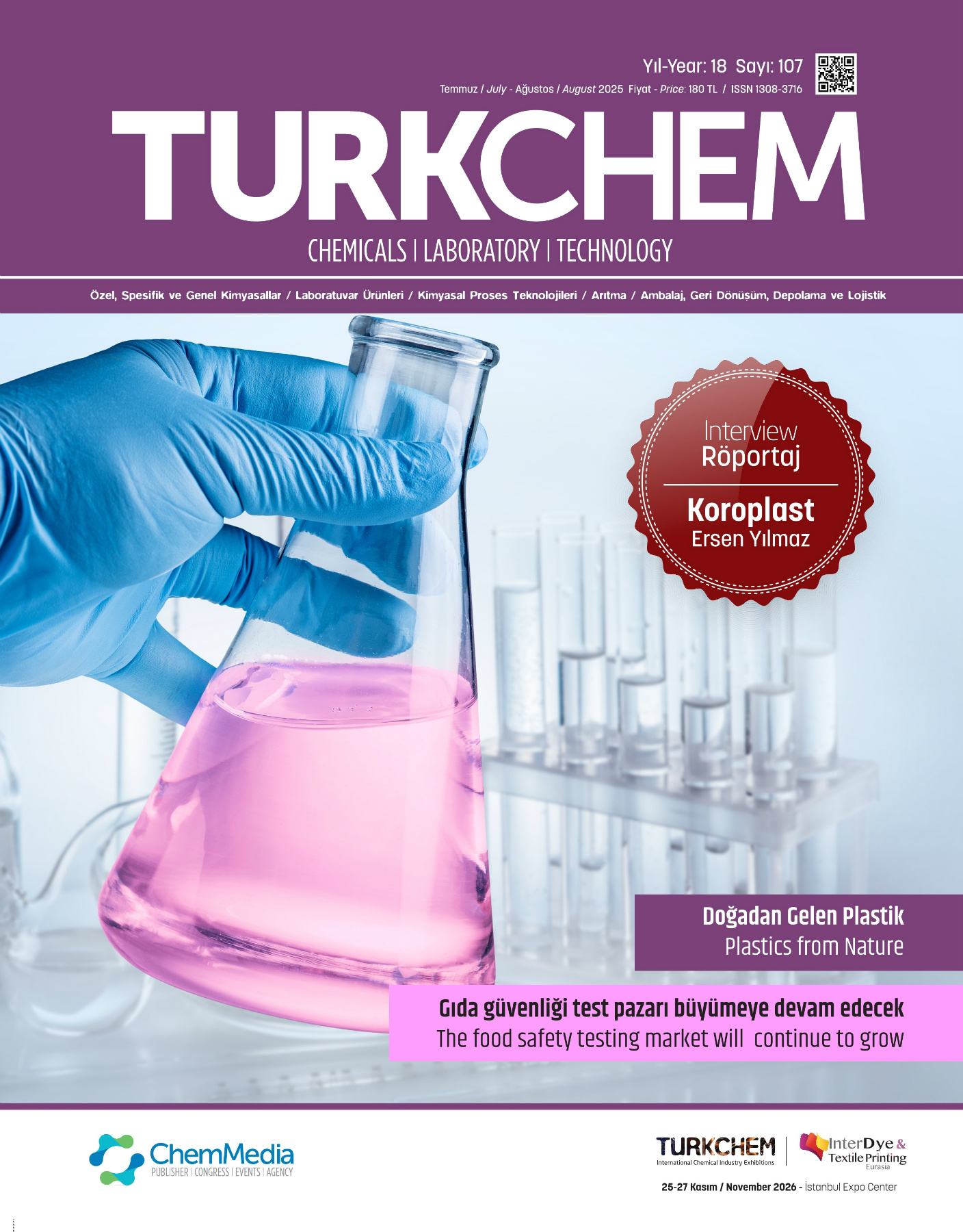 Turkchem Sayı 107 · Temmuz/Ağustos